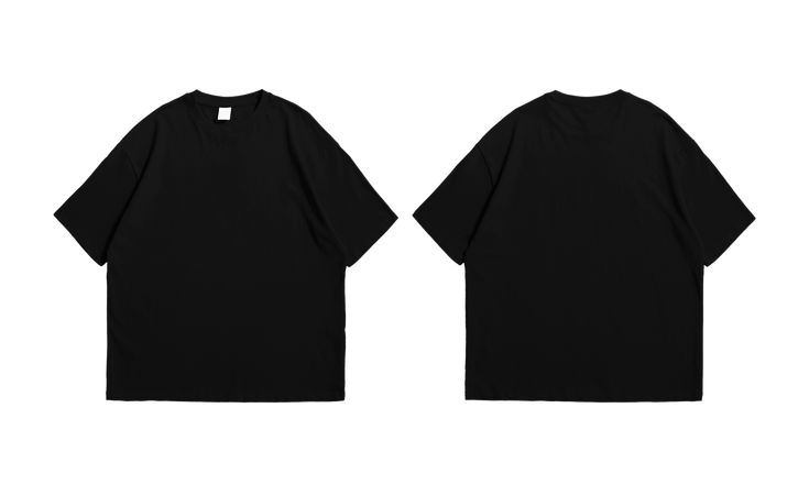 Loffar Black Oversized T-Shirt