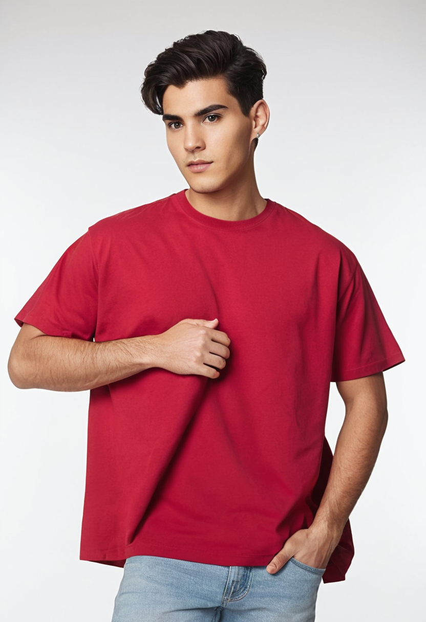 Unisex Oversized Red T-Shirt – Ultimate Comfort & Style