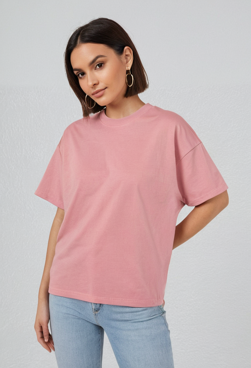 Blush Oversize Tee