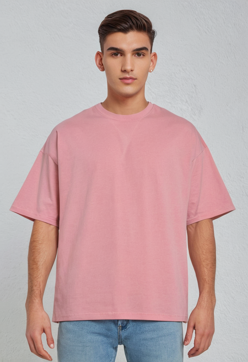 Baby Pink Oversized Unisex T-Shirt