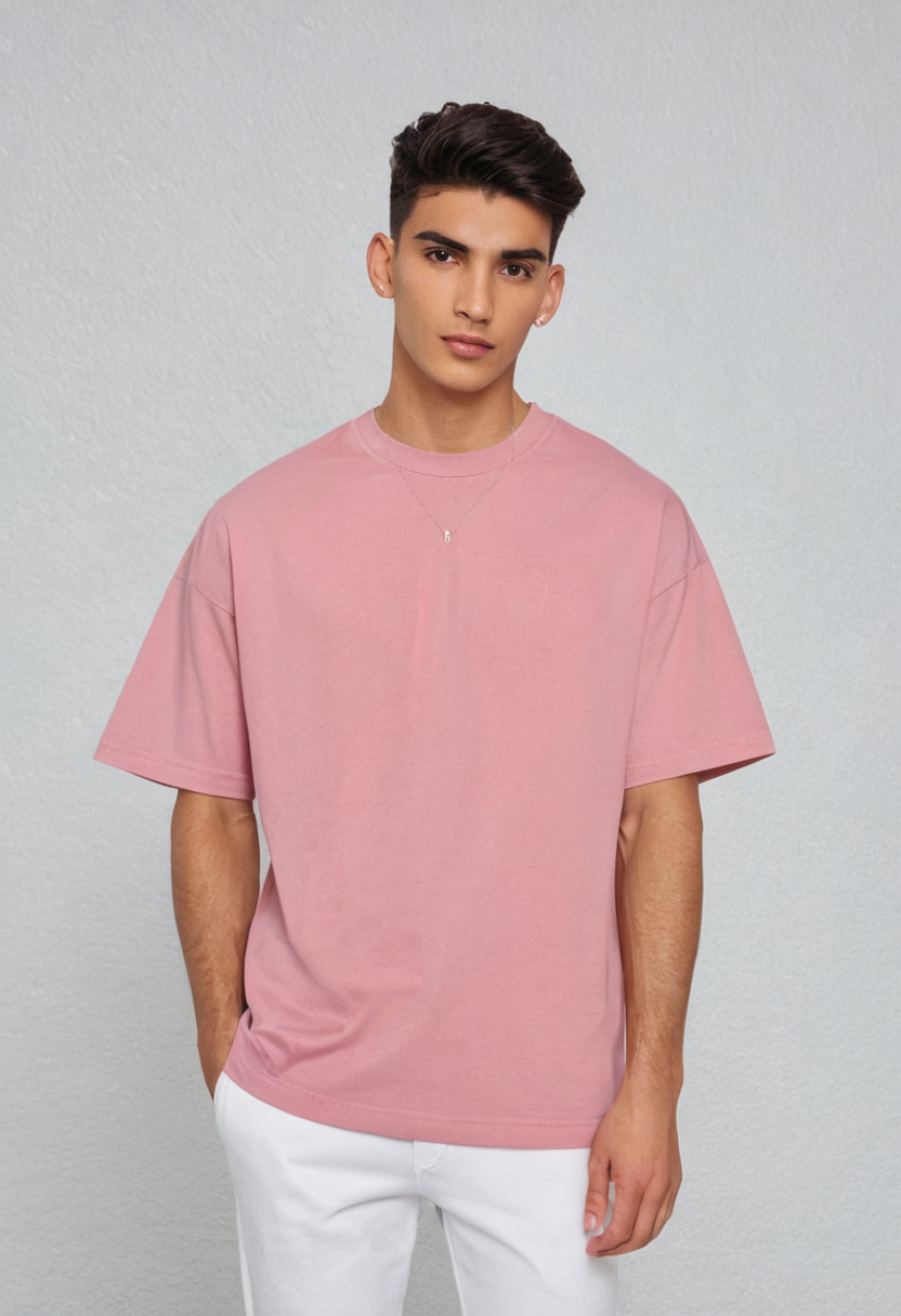 Baby Pink Oversized Unisex T-Shirt