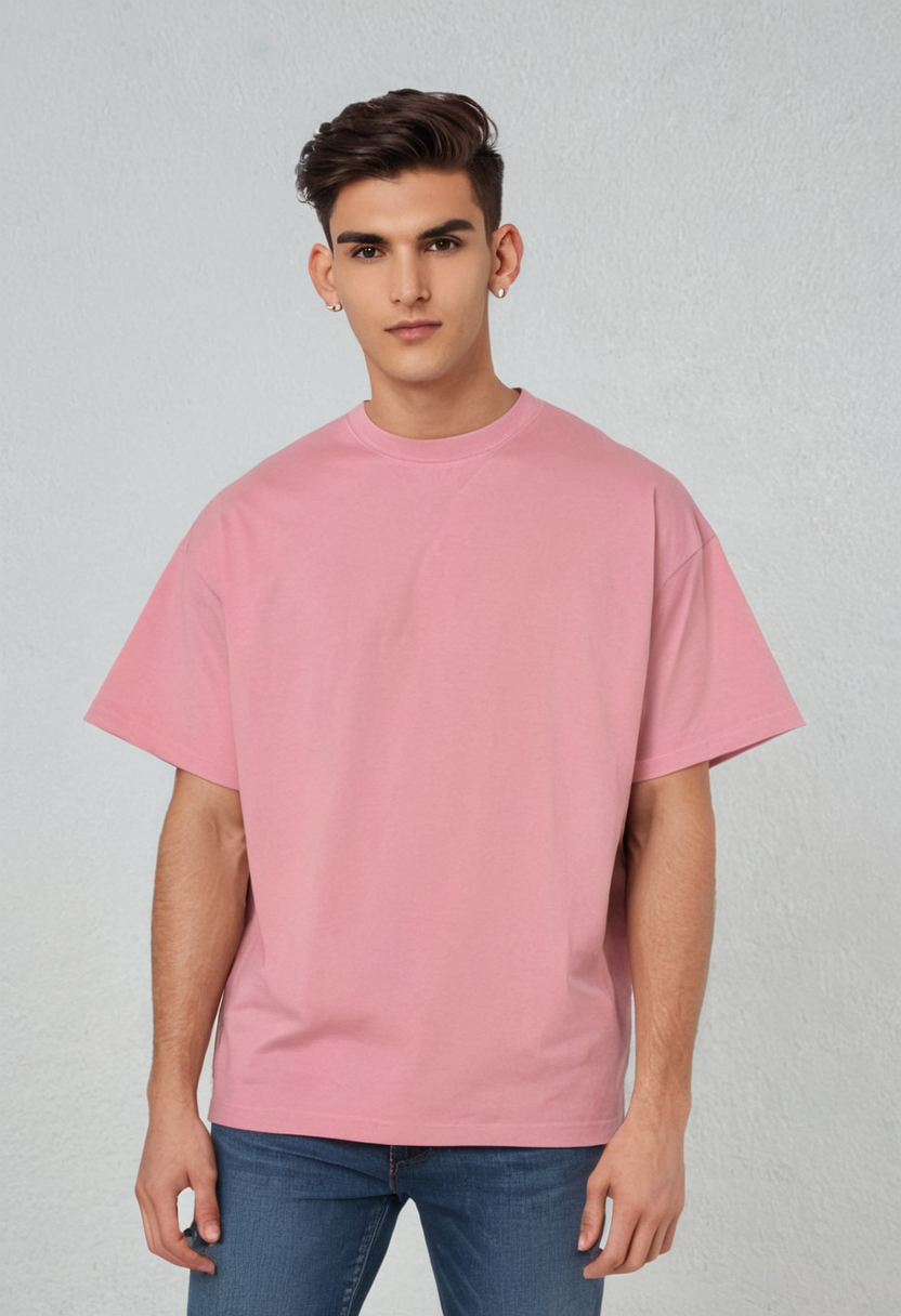 Baby Pink Oversized Unisex T-Shirt